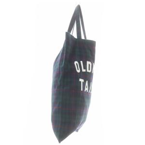 R＆D.M.Co- OMT PRINT TOTE BAG トートバッグ ハンドバッグ ロゴ 緑 グリーン 紺 ネイビー