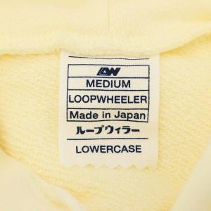LOOPWHEELER フーディー パーカー トレーナー プルオーバー フード付き カンガルーポケット コットン ベージュ