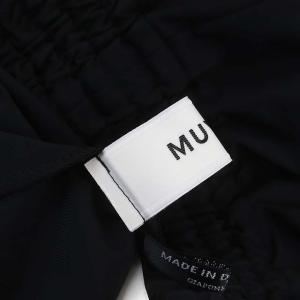 MUVEIL ハトメスカート ロング フレア 38 黒 ブラック