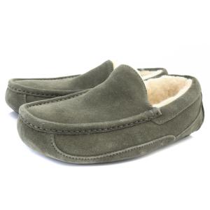 Ascot モカシン スリッポン ロゴ 25cm グレー 1101110