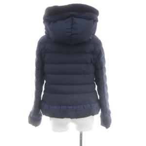 M'S GRACY レッキスファー ダウンジャケット フード ジップアップ 38 ネイビー