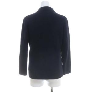 ANAYI ダブルジャケット テーラード ニット 36 黒 ブラック