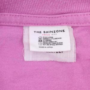 Shinzone カットソー 長袖 オーバーサイズ コットン F ピンク