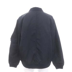 A.P.C. ブルゾン ボンバージャケット 中綿 ナイロン ジップアップ アウター 36 紺 ネイビー