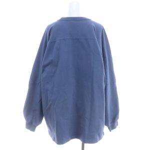 Shinzone カットソー 長袖 オーバーサイズ F 青 ブルー