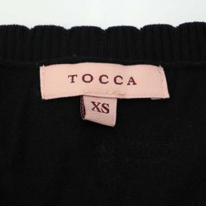 TOCCA 接触冷感 MANINA カーディガン XS 黒 ブラック
