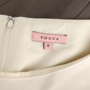 TOCCA 23SS CROISSANT クロワッサン ドレス ワンピース ロング ミモレ丈 半袖 0 ブラウン