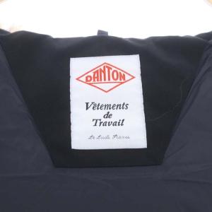 DANTON ダウンジャケット ラクーンファー 38 ブラック