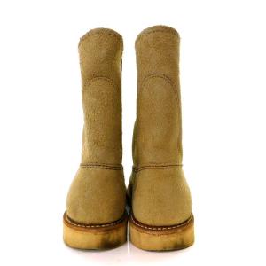 RED WING 8168 9インチ ペコスブーツ PECOS BOOTS ショート フラット スエード 5D 23cm ベージュ