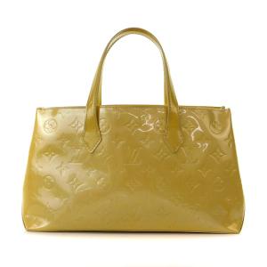 LOUIS VUITTON M91452 モノグラム ヴェルニ ウィルシャー PM ハンドバッグ