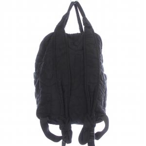 MARC by MARC JACOBS プリティ ナイロン エリザベイビー キルティング リュックサック バックパック デイバッグ ロゴ 刺繍 プレート 黒 ブラック