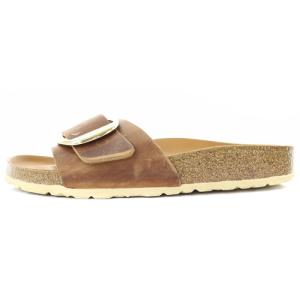 BIRKENSTOCK サンダル レザーベルト 24cm 茶色 ブラウン