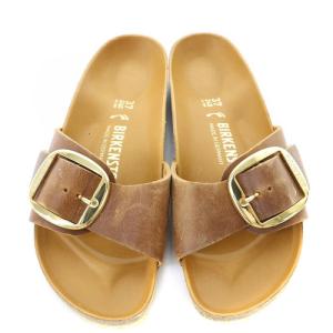 BIRKENSTOCK サンダル レザーベルト 24cm 茶色 ブラウン