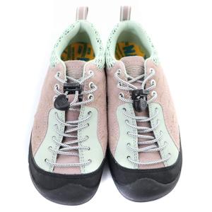 KEEN JASPER ROCKS スニーカー ロゴ 22.5cm ピンク 黒 ブラック