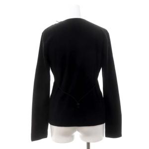 PRADA フリースカットソー 長袖 プルオーバー S 黒 ブラック