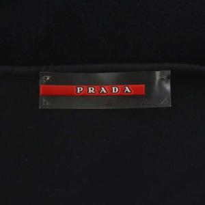 PRADA フリースカットソー 長袖 プルオーバー S 黒 ブラック
