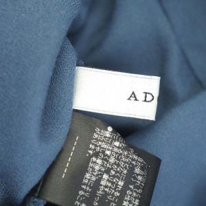 ADORE ベーシックアムンゼンブラウス プルオーバー 長袖 38 ブルー 青