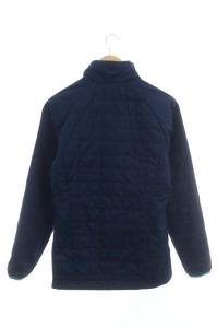 Patagonia Reversible 中綿ジャケット ロゴ刺繍 ロゴワッペン ジップアップ エメラルドグリーン 紺 ネイビー 31679