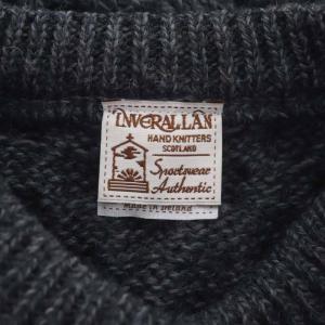 INVERALLAN ウール ニットカーディガン 長袖 S チャコールグレー