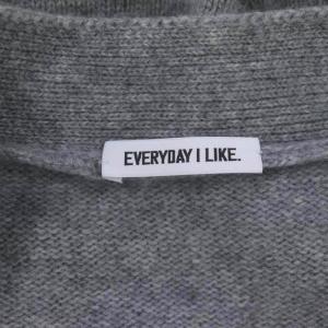 EVERYDAY I LIKE 22AW ビッグカーディガン カシミヤ混 オーバーサイズ グレー