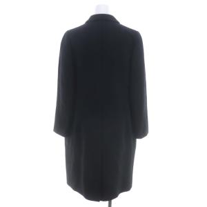CARVEN ウール チェスターコート アウター ジャケット ロング 36 S 黒 ブラック