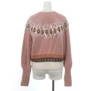 Chesty 22AW モダン ハレディックカーディガン ニット 長袖 F ピンク