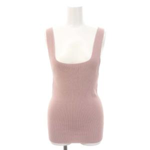 Ameri VINTAGE 21SS OTONA KNIT JACKET SET 2点セット カーディガン ニット 半袖 カットソー ノースリーブ F