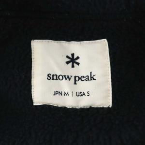 Snow Peak クラシックフリースジャケット ハイネック スタンドカラー ジップアップ M 黒 ブラック