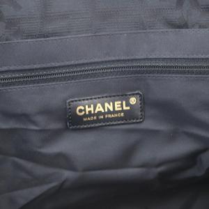 CHANEL ニュートラベルライン トートバッグ ナイロン ブラック