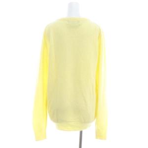 REMI RELIEF カシミヤプルオーバーニット クルーネック M 黄 イエロー SH