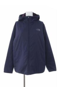 THE NORTH FACE Reversible Tech Air Hoodie ジャケット リバーシル ジップアップ L 紺 紫 ネイビー パープル