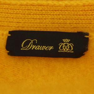 Drawer カシミヤニットカーディガン 長袖 マスタード