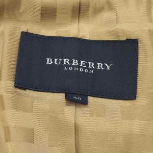 BURBERRY LONDON テーラードジャケット 1B 総裏地 微起毛 40 カーキベージュ
