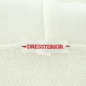 DRESSTERIOR ライト裏毛ジップアップパーカー ジャケット コットン 3 白 ホワイト