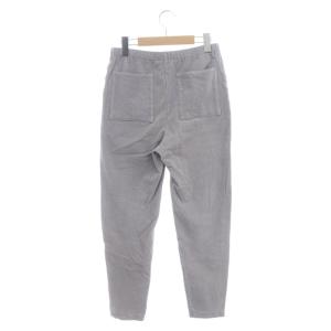 GALERIE VIE 22AW コーデュロイジャージー イージーテーパードパンツ ストレッチ 32 グレー