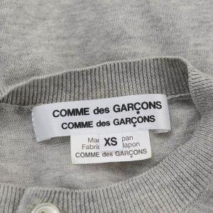 COMME des GARCONS COMME des GARCONS コムコム AD2017 ニット カーディガン 七分袖 コットン XS グレー