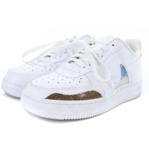 NIKE Air Force 1 Low 07 White and Safety Orange スニーカー
