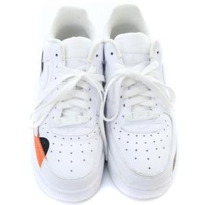NIKE Air Force 1 Low 07 White and Safety Orange スニーカー