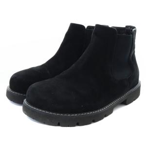 nagonstans サイドゴアブーツ ショート 切替 37 23.5cm 黒 ブラック