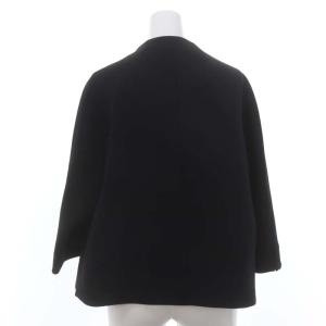 J&M DAVIDSON ノーカラージャケット ドルマンスリーブ 七分袖 10 黒 ブラック