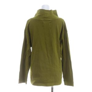 MHL. 22AW ORGANIC COTTON THERMAL JERSEY ハイネックカットソー 長袖 2 オリーブ