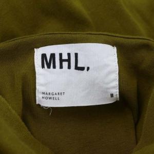 MHL. 22AW ORGANIC COTTON THERMAL JERSEY ハイネックカットソー 長袖 2 オリーブ