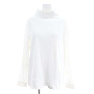22AW ORGANIC COTTON THERMAL JERSEY ハイネックカットソー 長袖 2 白 ホワイト
