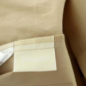 Diagram GRACE CONTINENTAL 22SS フリルショルダーワンピース 長袖 ロング ベルト付き コットン混 36 ベージュ