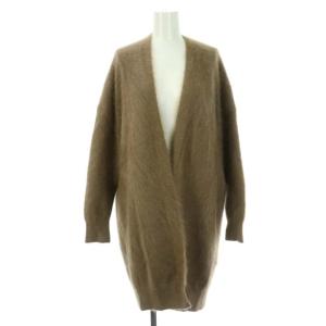 FUR KNIT カーディガン ニット 長袖 ウール F ベージュ