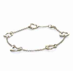 TIFFANY&Co. オープンハート ブレスレット 925 シルバー アクセサリー