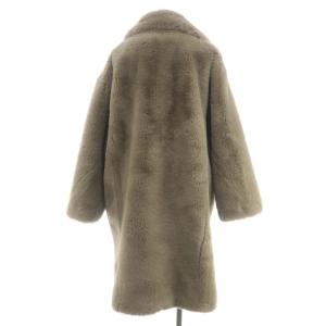 M'S GRACY 23AW フェイクファーテーラードコート 00 ベージュ