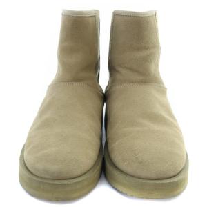 SUICOKE 21AW アパルトモン別注 ムートン サイドゴアブーツ 24cm べージュ