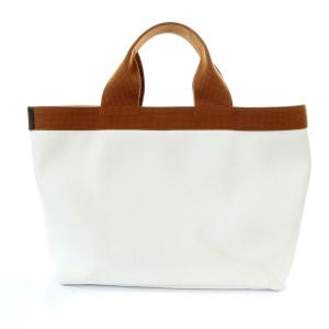 Hervé Chapelier 704GP トートバッグ B5サイズ コーテッドキャンバス ホワイト