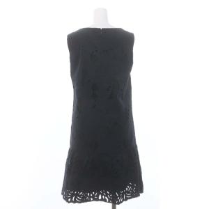 Diagram GRACE CONTINENTAL ワンピース ミニ ノースリーブ レース 36 紺 ネイビー